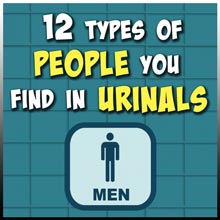 12 Types of People You Meet in Urinals by C-Section Comics