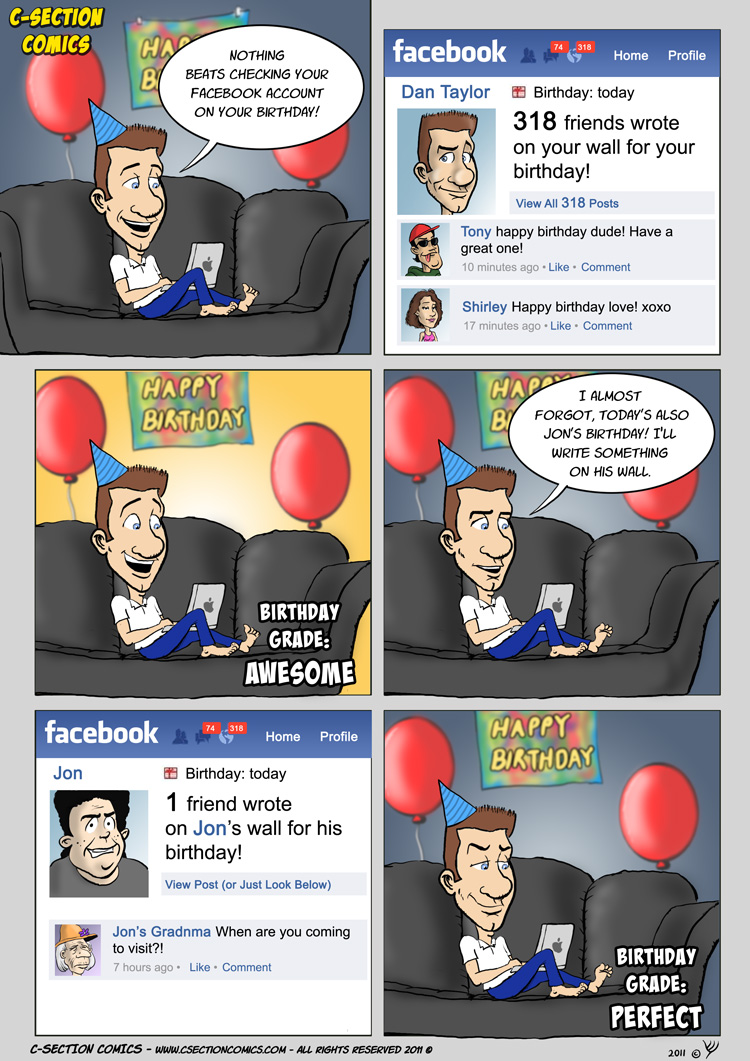 How Facebook Affects Your Birthday