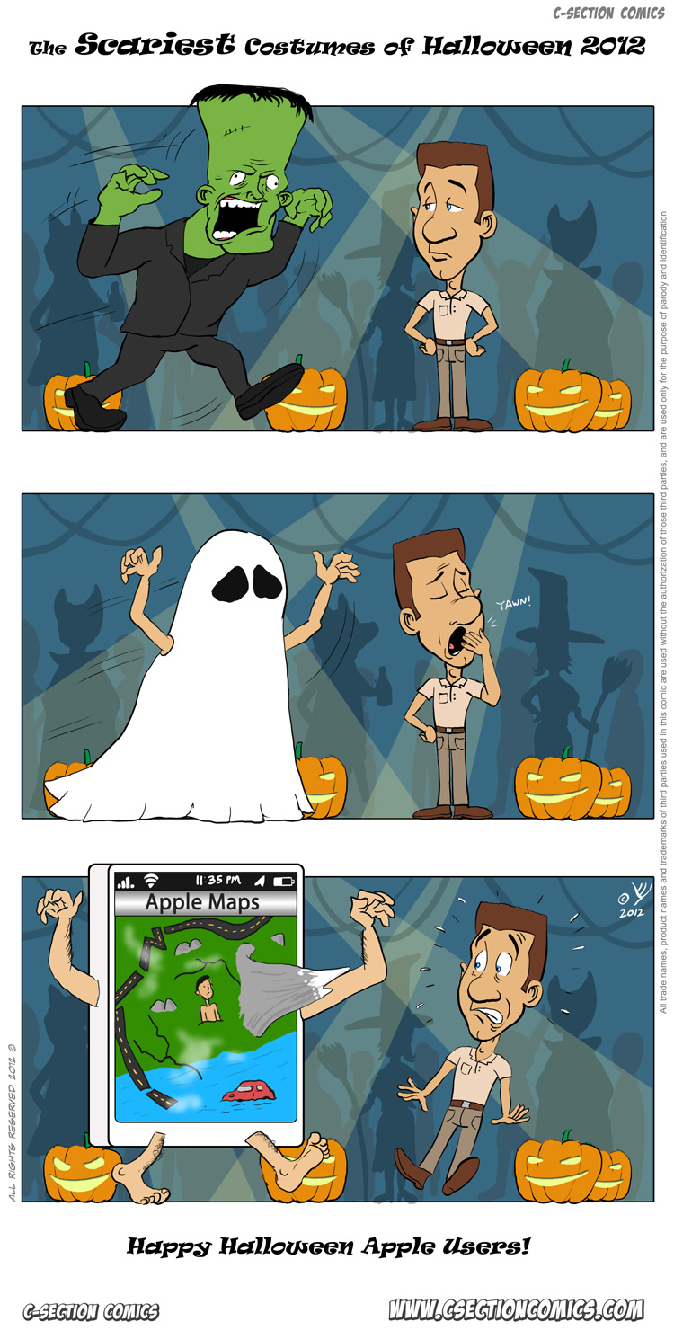 Scariest Costumes of Halloween 2012 - Happy Halloween Apple Users