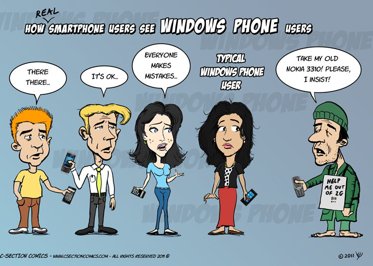 How Smartphone Users See Windows Phone Users