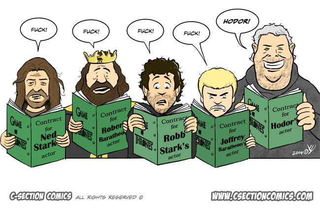 Game of Thrones actors react - BONUS comic