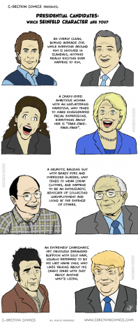 Presidential Candidates - Which Seinfeld Character Are You?