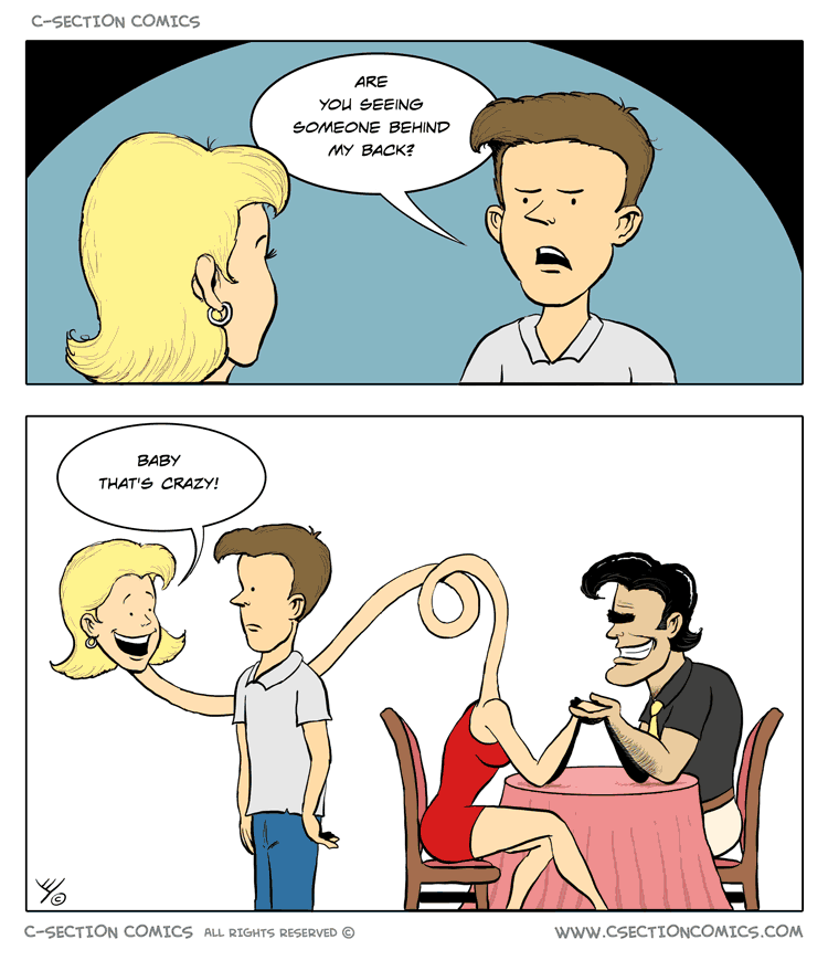 Behind my back - by C-Section Comics