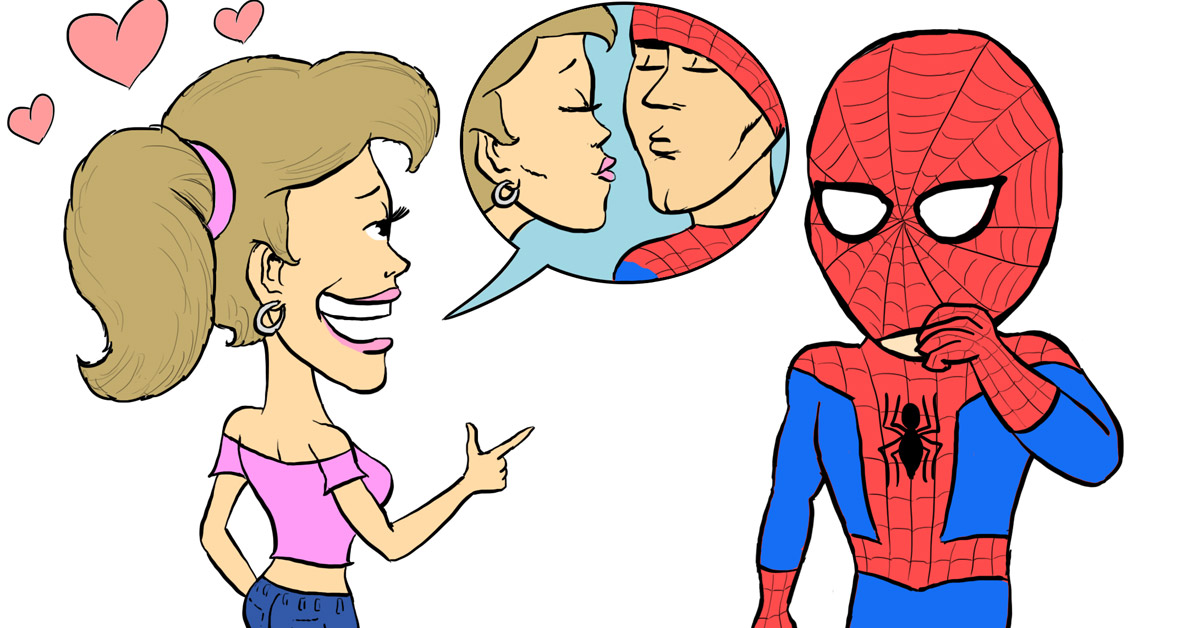 Thumbnail - Spider-Man Kiss - C-Section Comics