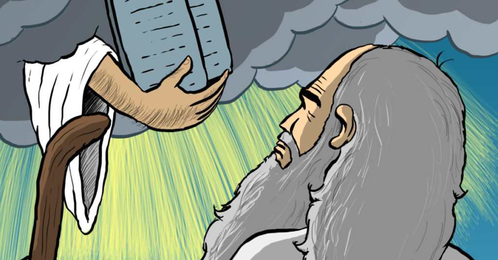 Moses Get the Ten Commandments - THUMBNAIL