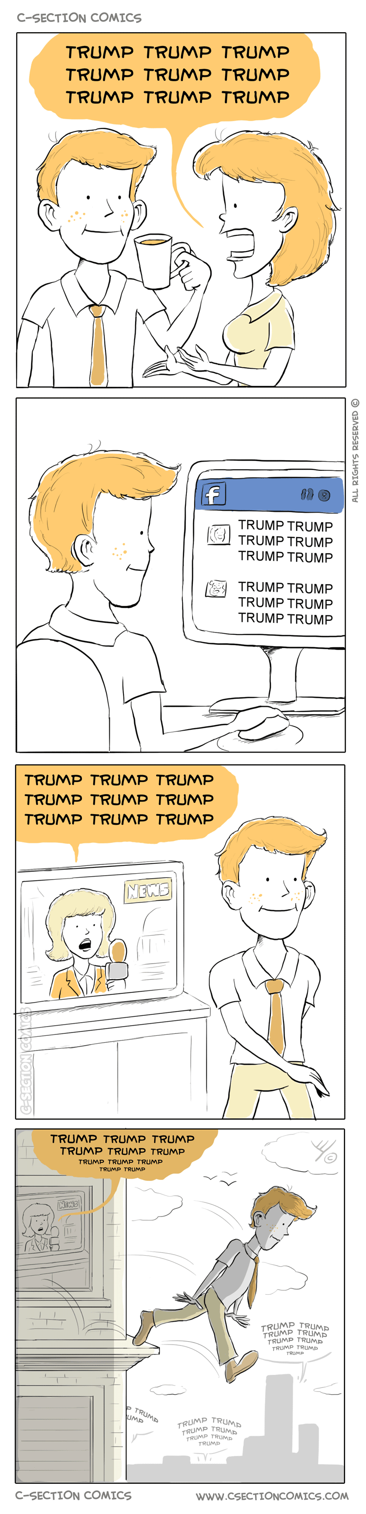 Trump Trump Trump - by C-Section Comics