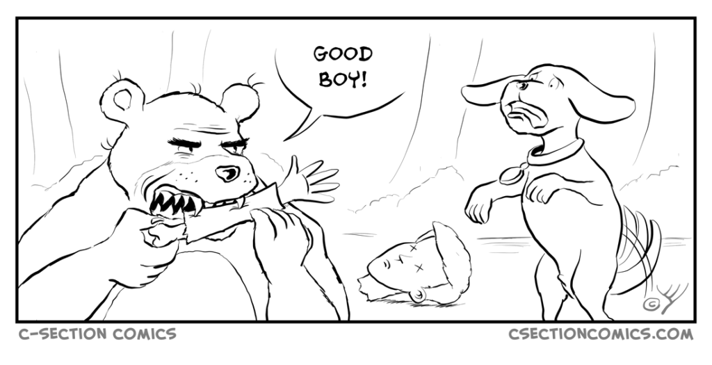 good boy - bonus panel - by C-Section Comics