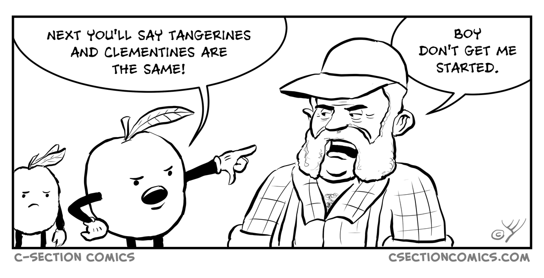 Tangerines vs Clementines