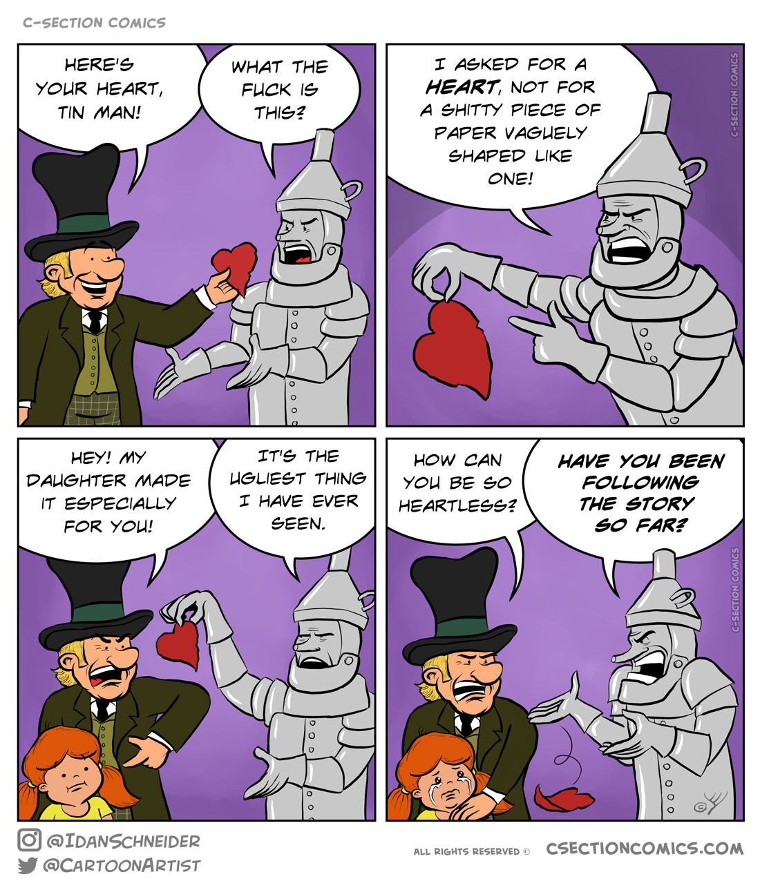 Tin Man Heart - by C-Section Comics