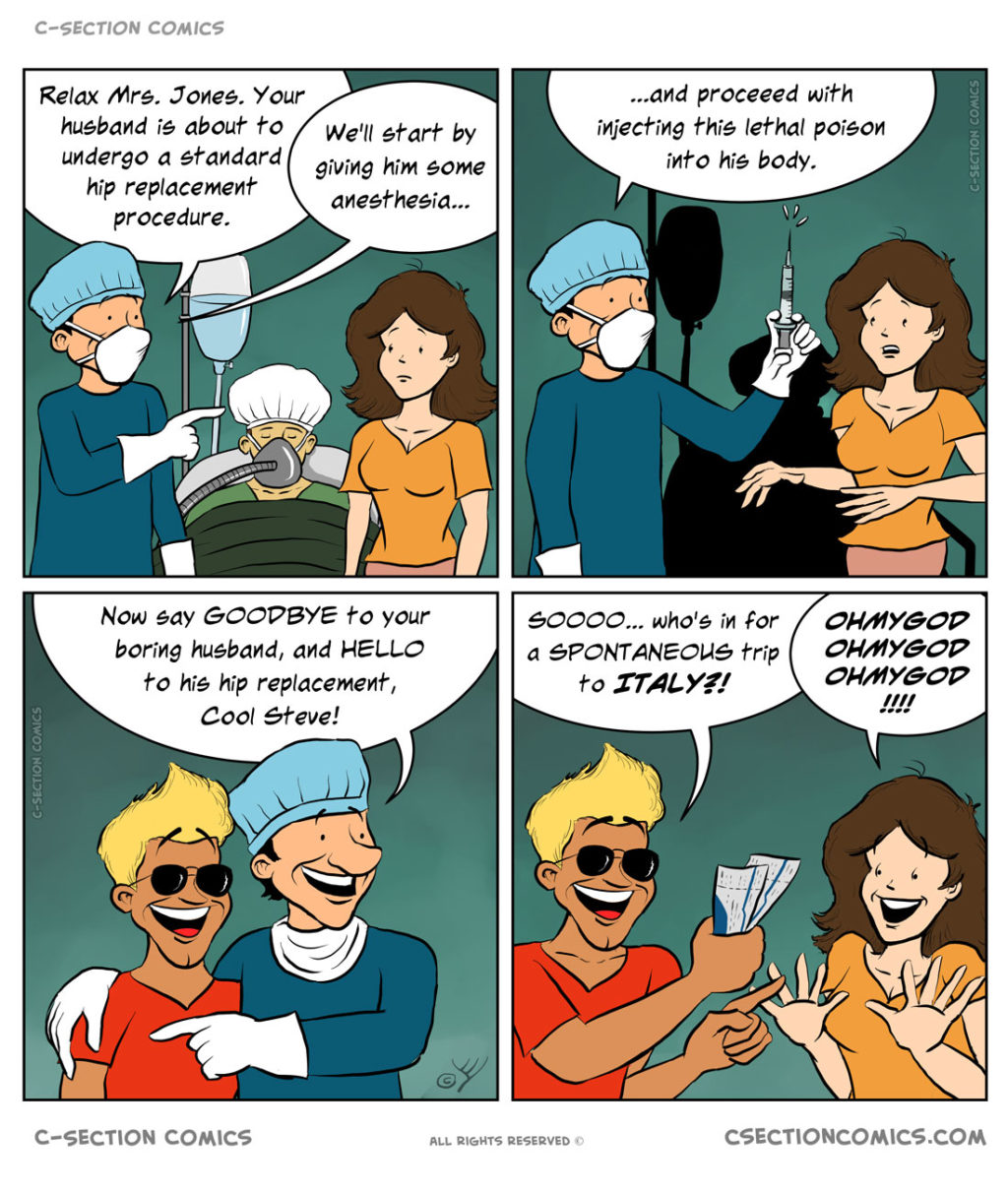 Hip Replacement - by C-Section Comics